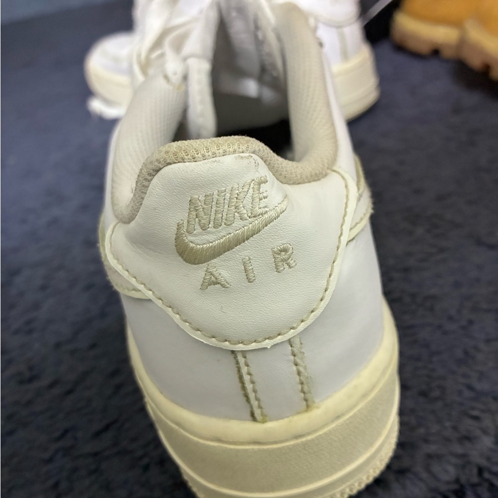 Nike Air Kids Sneakers - White and Cream